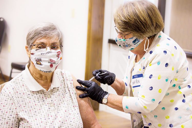 Broughton community center plays host to vaccine clinic